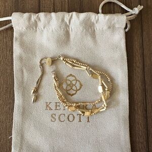 Kendra Scott Gold Multi-Strand Bracelet